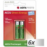 AAA (LR03) Batterier & Laddbart AGFAPHOTO 70129 950mAh Compatible 2-pack