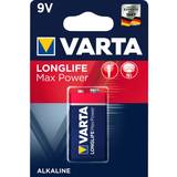 Alkalisk Batterier & Laddbart Varta Longlife Max Power 9V