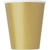 Unique Party Paper Cups Gold 8-pack
