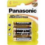 Alkaliska - C (LR14) - Klockbatterier Batterier & Laddbart Panasonic Alkaline Power C 2-pack