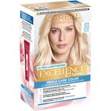 Färgbevarande Permanenta hårfärger L'Oréal Paris Excellence Crème #01 Supreme Lightest Natural Blonde
