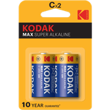 Kodak C (LR14) Batterier & Laddbart Kodak Max Super Alkaline C 2-pack