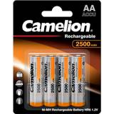 Camelion Ni-MH AA Rechargeable Batteries 2500mAh Compatible 4-pack