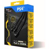 Steelplay Speltillbehör Steelplay PS4 Dual Play & Charge Cable - Black