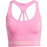 adidas Training Aeroknit Sports Bra - Screaming Pink