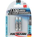 Ansmann NiMH Batterier & Laddbart Ansmann NiMH AAA Rechargeable Battery 1050mAh Compatible 2-pack
