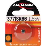 Ansmann Silveroxid Batterier & Laddbart Ansmann 377/SR66 Compatible