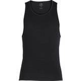 Herr - Nylon T-shirts & Linnen Icebreaker Merino Anatomica Tank Top - Black