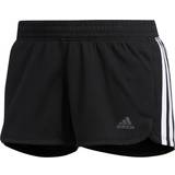Dam - XXS Shorts adidas Pacer 3-Stripes Knit Short Women - Black/White