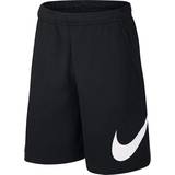 Herr - W27 Shorts Nike Sportswear Club Men's Graphic Shorts - Black/White