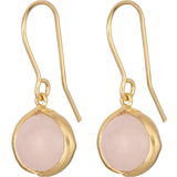 Roséguld Örhängen Pernille Corydon Aura Rose Earrings - Rose Gold/Pink