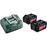 Metabo Verktygsbatterier Batterier & Laddbart Metabo Basic Set 2x5.2Ah