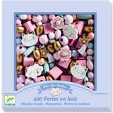 Djeco Kreativitet & Pyssel Djeco Wooden Rainbow Beads 400pcs