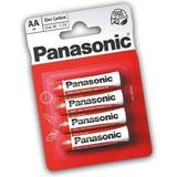 Panasonic R6 Zinc Carbon AA 4-pack