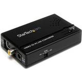 S-video Kablar StarTech RCA/S-Video-VGA Scan Converter F-F Adapter
