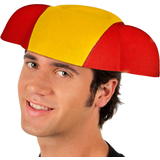 Lösnäsor & Lösoron - Sydeuropa Maskeradkläder Th3 Party Spanish Flag Matador Hat
