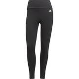 Adidas Dam Byxor & Shorts adidas Designed To Move High-Rise 3-Stripes 7/8 Sport Tights Women - Black/White