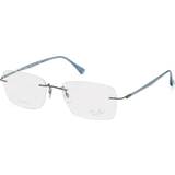 Blåa - Ramlös Glasögon & Läsglasögon Ray-Ban RB8725 1028