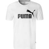 Puma Vita Överdelar Puma Essentials Short Sleeve T-shirt - White