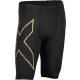 Nylon Shorts 2XU Light Speed Compression Shorts Men - Black/Gold Reflective