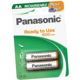 AA (LR06) - Alkaliska Batterier & Laddbart Panasonic HHR-3LVE/2BC Compatible 2-pack