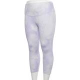 Lila - Normal midja Tights Nike One Icon Clash Mid-Rise Crop Leggings Women - Light Thistle/White