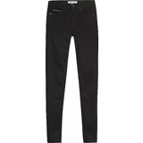 Tommy Hilfiger Dam Byxor & Shorts Tommy Hilfiger Nora Mid Rise Skinny Fit Jeans - Staten Black Stretch