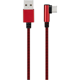 Sandstrøm Hane - Hane Kablar Sandstrøm Angled USB A-USB C 1.8m