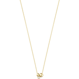 Diamanter Halsband Georg Jensen Moonlight Grapes Necklace - Gold/Diamond