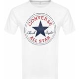 Converse Herr - Vita Kläder Converse Nova Chuck Patch T-shirt - White