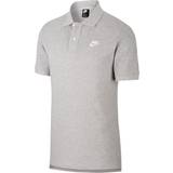 Nike Herr Pikétröjor Nike Men Sportswear Polo Shirt - Dark Gray Heather/White