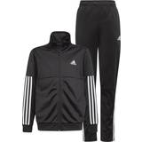 L Tracksuits Barnkläder adidas Boy's 3-Stripes Team Track Suit - Black/White