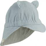 Bomull Solhattar Liewood Cosmo Sun Hat - Sea Blue (LW13083)