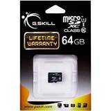 G.Skill 64 GB Minneskort & USB-minnen G.Skill FF-TSDXC64GN-U1