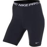 Dam - Hög midja Shorts Nike Pro 365 7" Shorts Women - Black/White