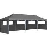 PVC Paviljonger vidaXL Pop-Up Party Tent with 5 Sidewalls 3x9 m