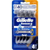 Glidremsor Rakhyvlar Gillette Sensor3 Comfort 4-pack