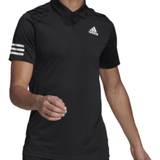 Träningsplagg Pikétröjor adidas Tennis Club 3-Stripes Polo Shirt Men - Black/White