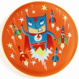 Plastleksaker - Superhjältar Utomhusleksaker Djeco Frisbee Soft Throw Disc Superhero