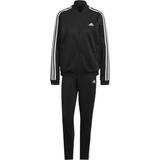 Dragkedja Jumpsuits & Overaller adidas Essentials 3-Stripes Track Suit Women - Black/White