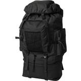 Svarta Ryggsäckar vidaXL Army Backpack XXL 100L - Black