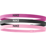 Nike Elastic Hairband 3-pack - Spark Pink/Gridiron/Prism Pink