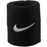 Herr - Nylon Svettband Nike Swoosh Wristband 2-pack - Black/White