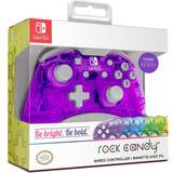 PDP Vibration Handkontroller PDP Rock Candy Wired Controller - Mini Cosmoberry (Nintendo Switch ) - Purple