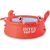 Barnpooler på rea Intex Happy Crab Easy Set Pool 183x51cm