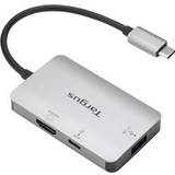 Gråa - HDMI-kablar - USB C-HDMI Targus USB-C-HDMI M-F Adapter