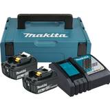 Makita Laddare Batterier & Laddbart Makita 2xBL1830B + DC18RC
