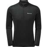 Montane Kläder Montane Dart Zip-Neck T-shirt - Black