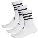 Adidas Herr Underkläder adidas 3-Stripes Cushioned Crew Socks 3-pack - White