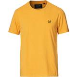 Lyle & Scott Herr - Polyester T-shirts Lyle & Scott Crew Neck T-shirt - Sunflower Marl